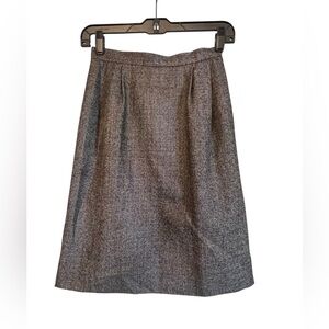 Vintage 90's Sanyo Tokyo Pure Wool Skirt  Size 8 Dark Academia Poetcore